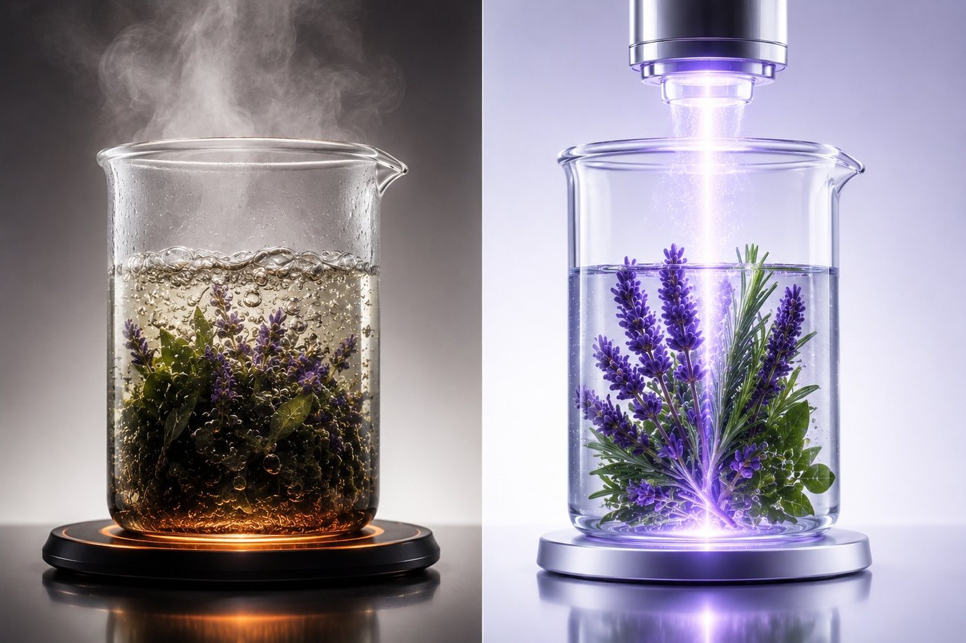 Cold plasma essence extraction, used for the angelica extract