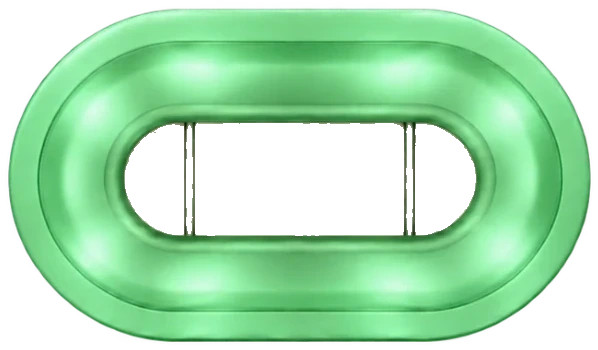The PLUNA tip lit green for Line Mode